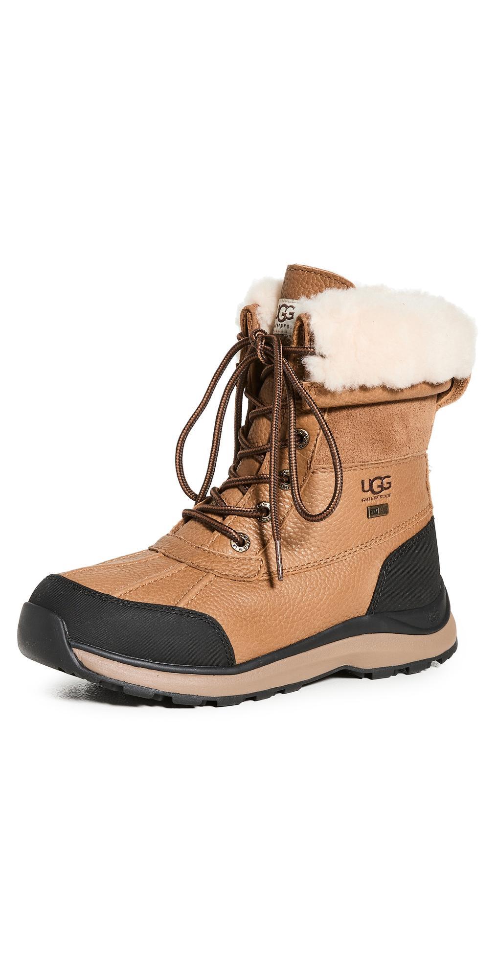 Womens Adirondack III Faux Shearling-Lined Leather Boots Product Image