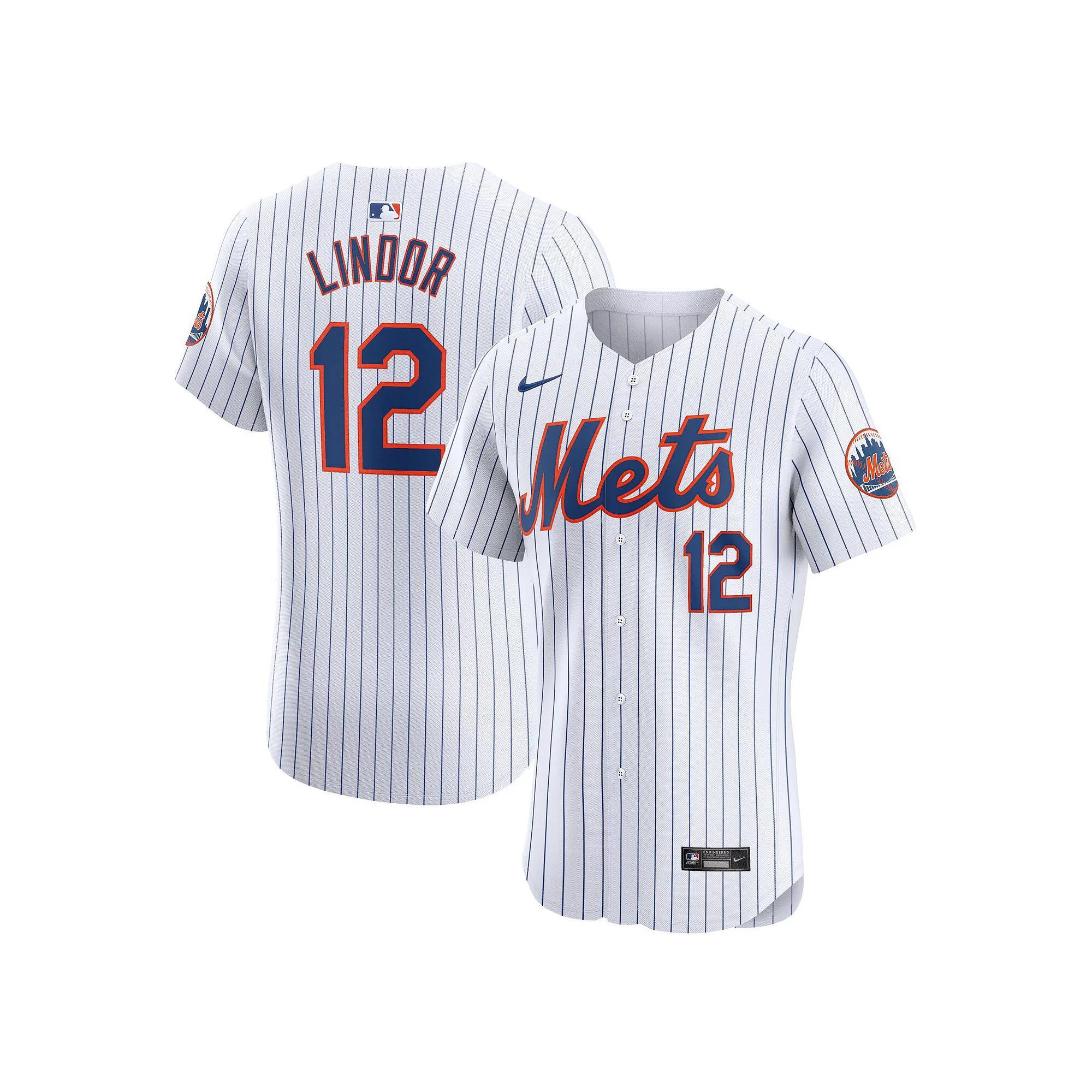 Francisco Lindor New York Mets Nike Mens Dri-FIT ADV MLB Elite Jersey | 90B0NMHONM9-00F Product Image
