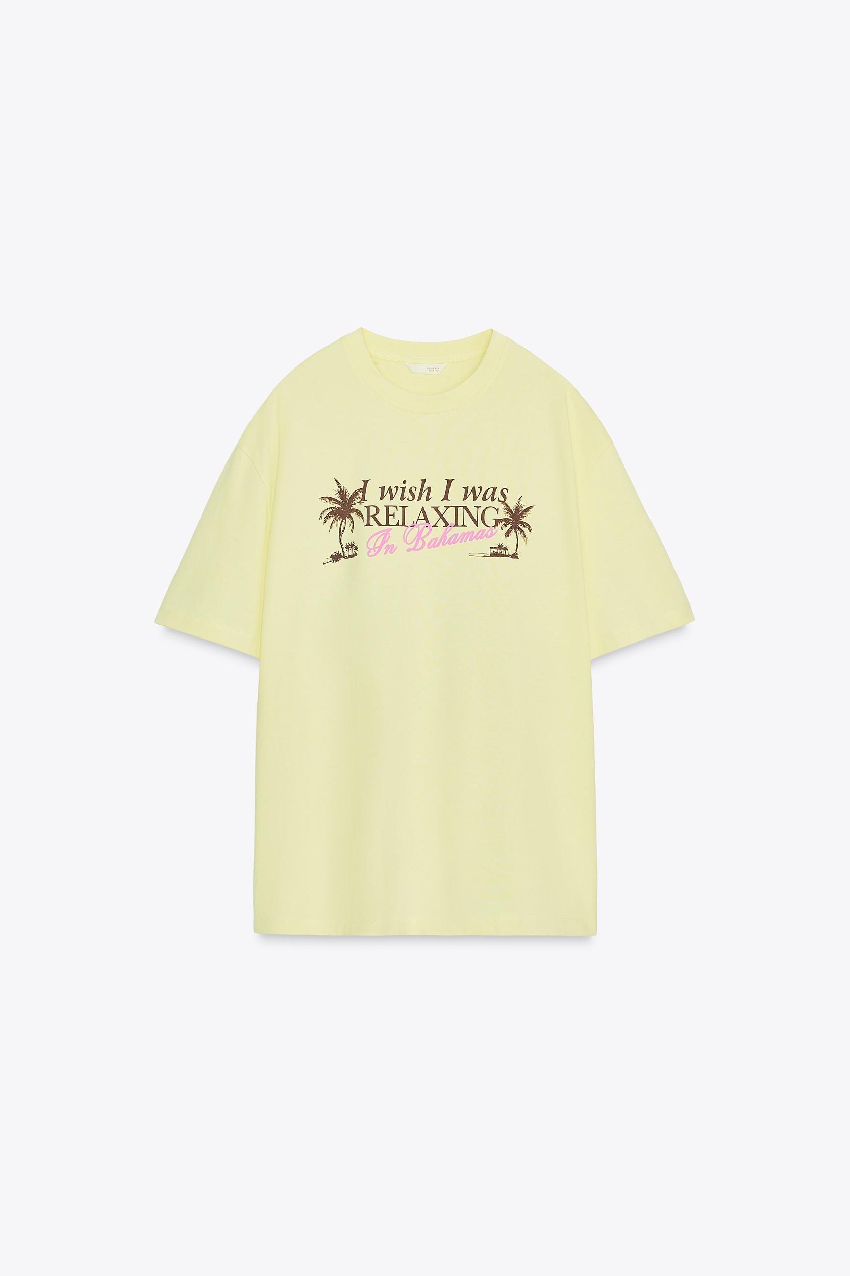 TEXT PRINT T-SHIRT Product Image