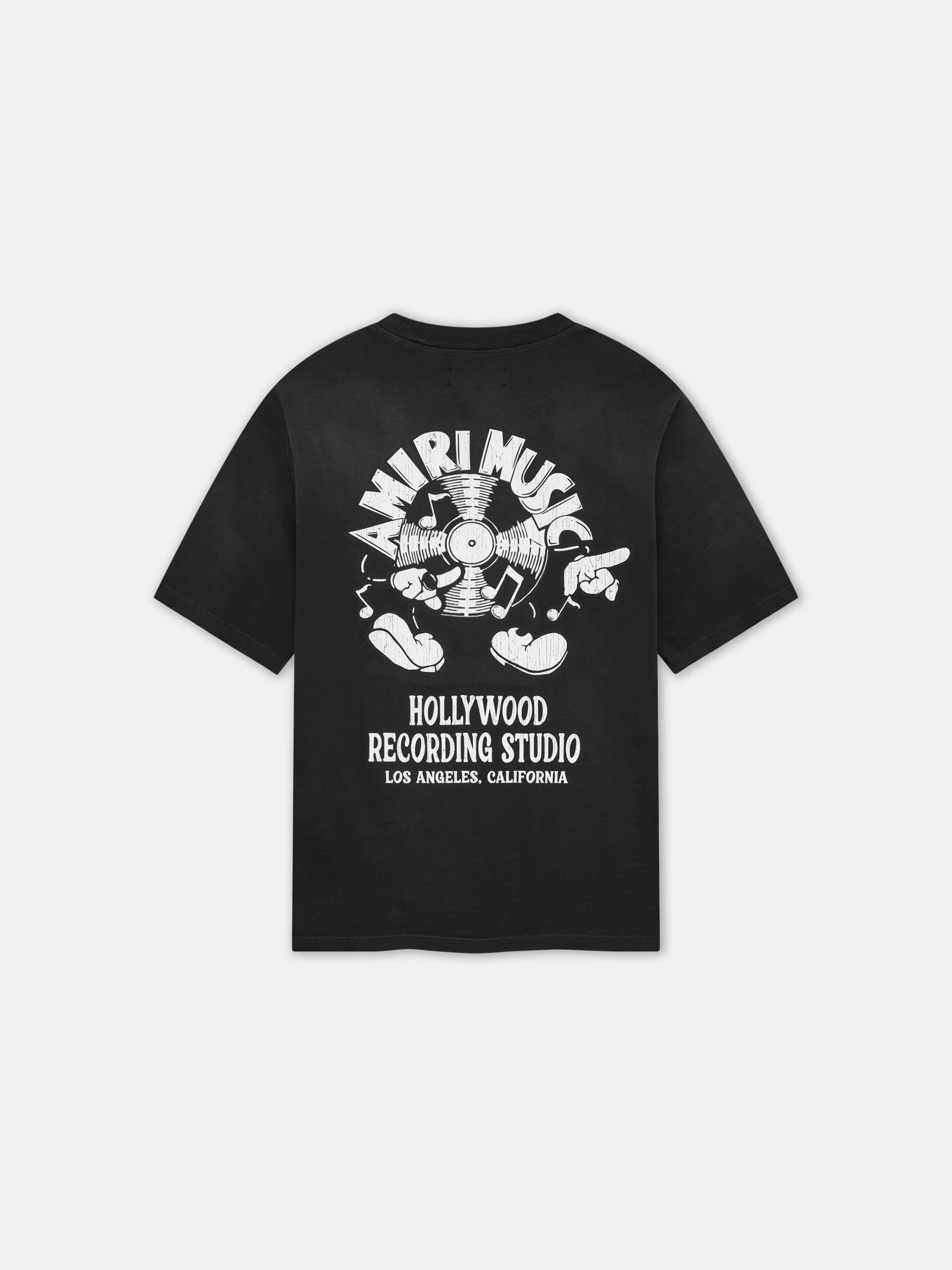 AMIRI MUSIC RECORD TEE - Black Product Image