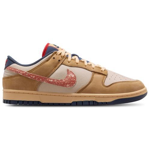 Nike Mens Nike Dunk Low Retro - Mens Shoes Wheat/Burnt Sunrise/Celestial Gold Product Image