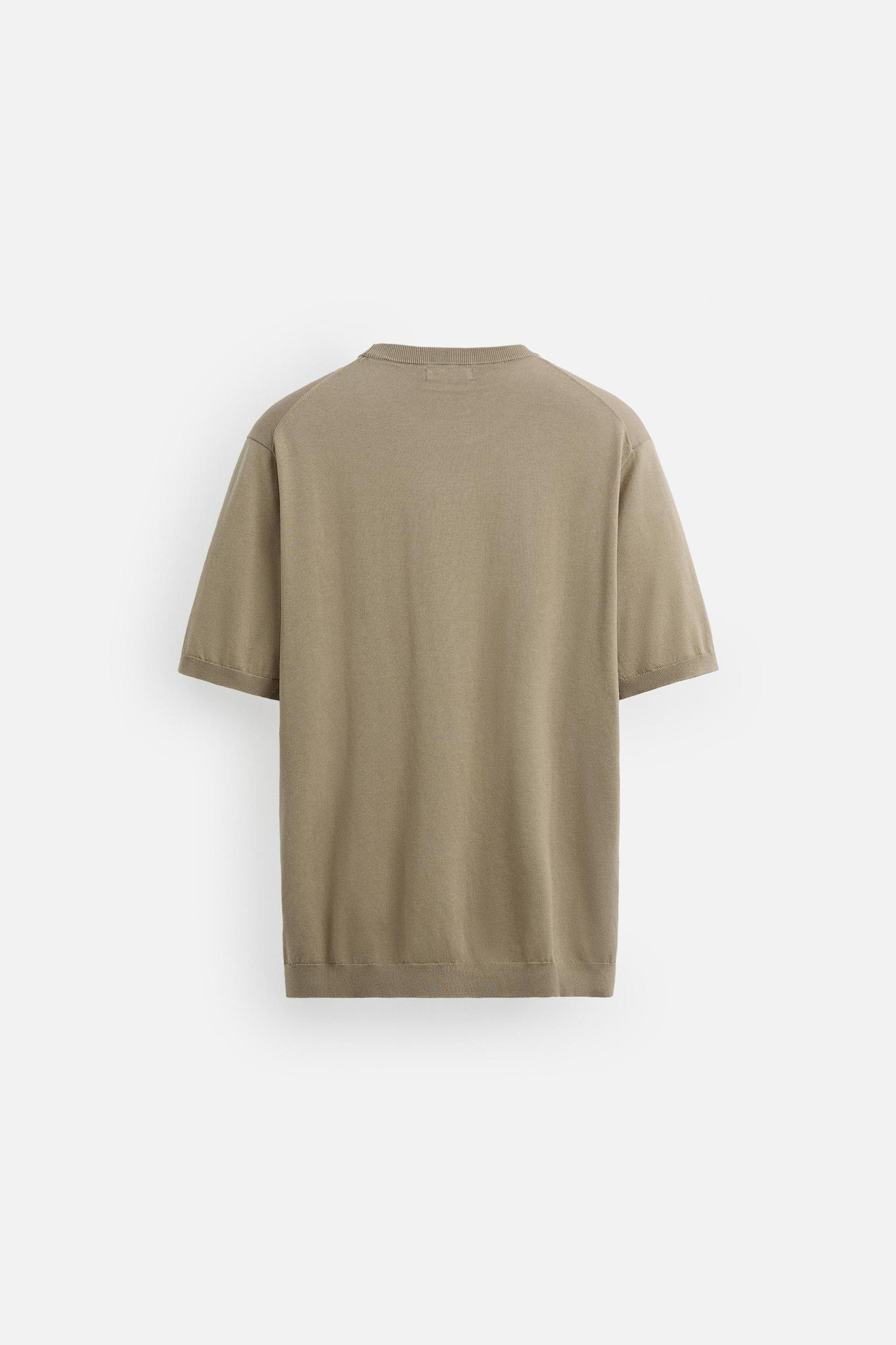 REGULAR FIT KNIT T-SHIRT Product Image