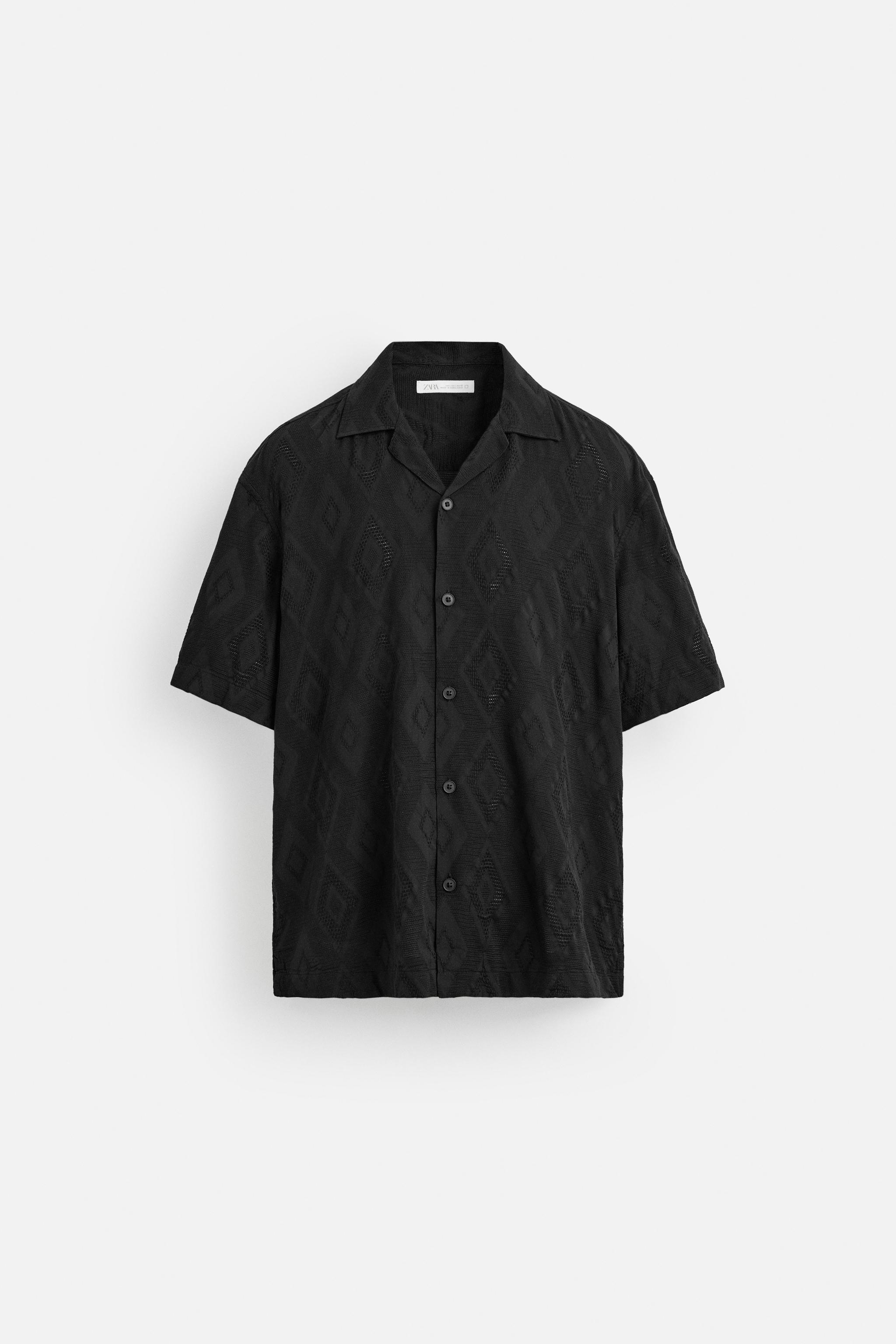 GEOMETRIC JACQUARD SHIRT Product Image