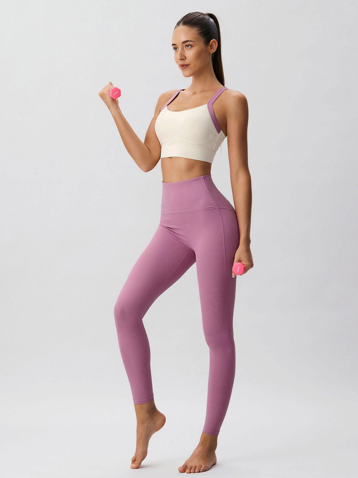 Grey High Waisted Quick-drying Leggings Product Image