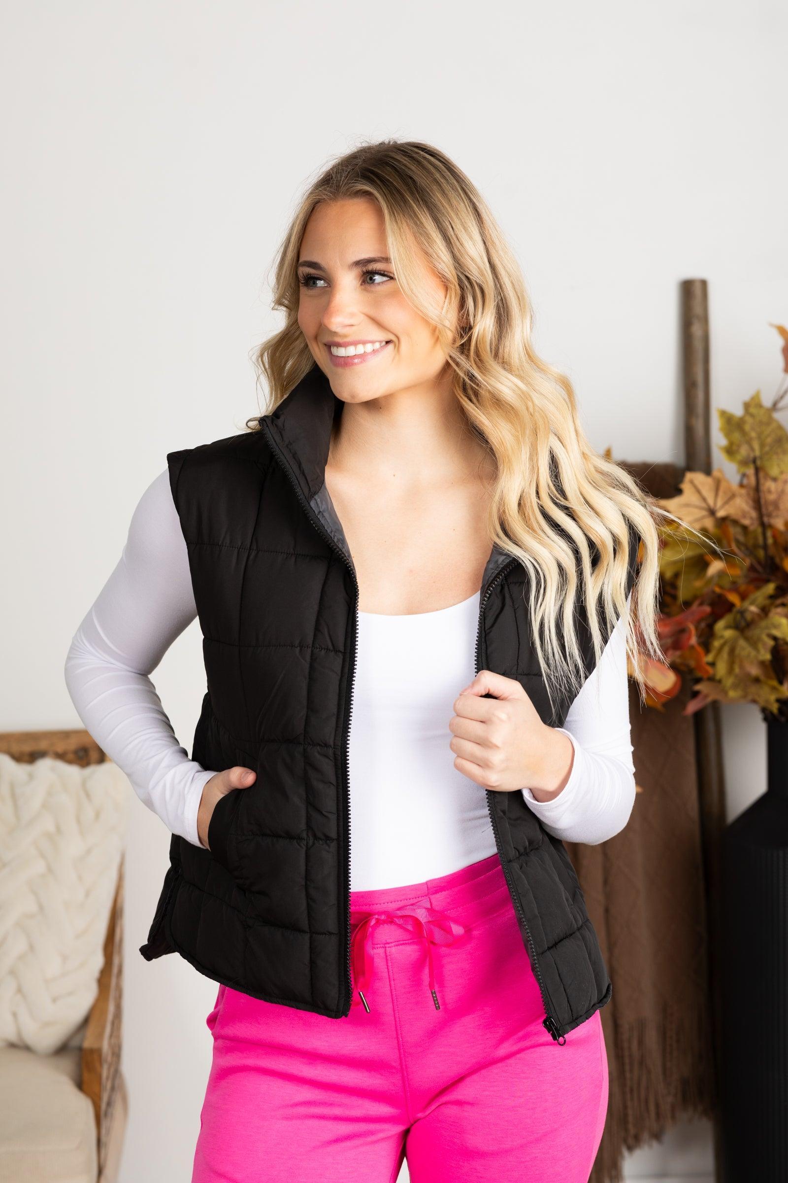 Solid Puffer Padded Vest Product Image