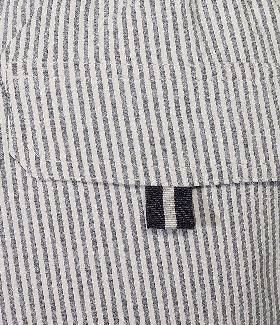 Cremieux Seersucker 6#double; Swim Trunks Product Image