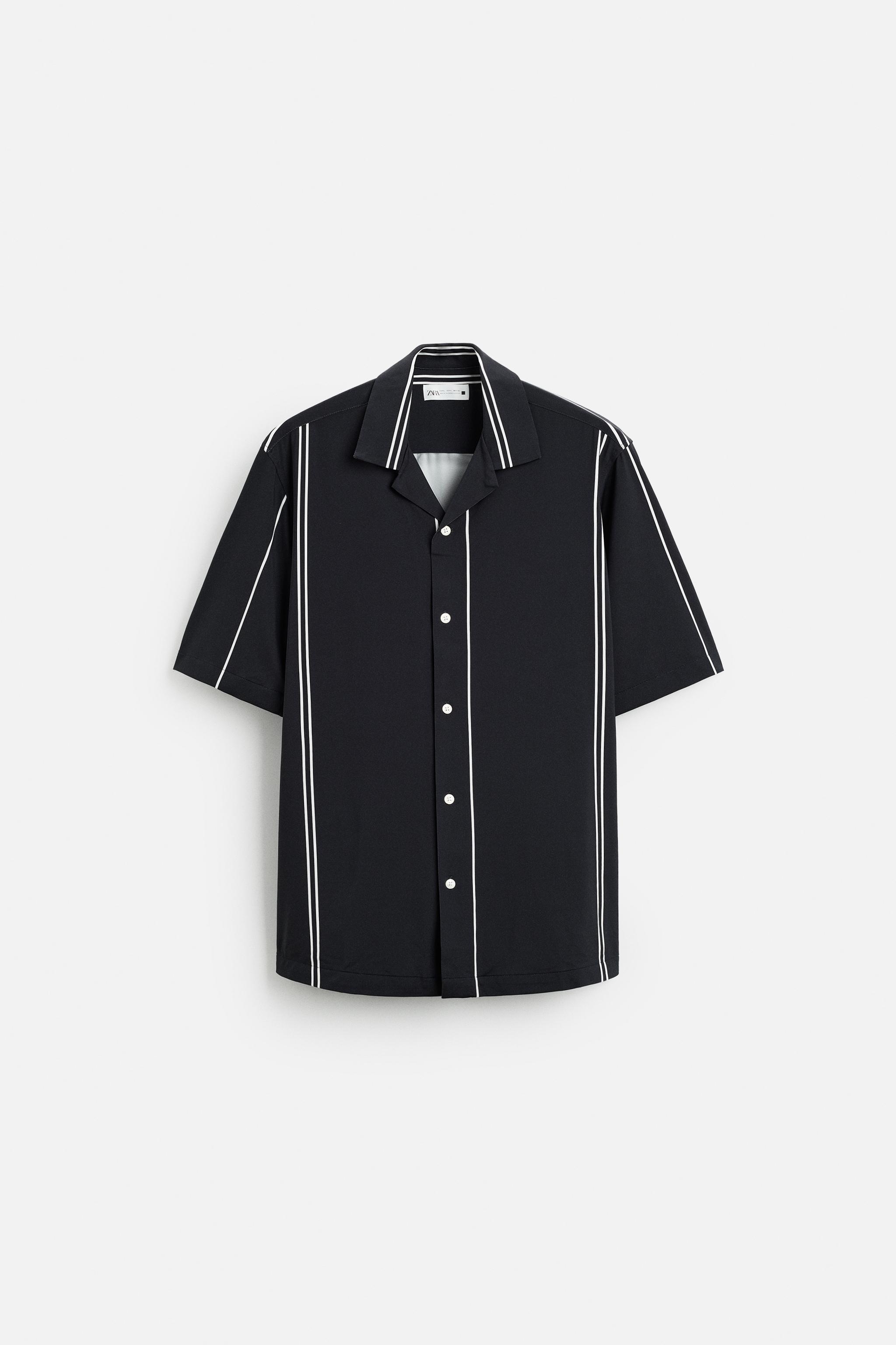 STRIPED STRETCH SHIRT Product Image