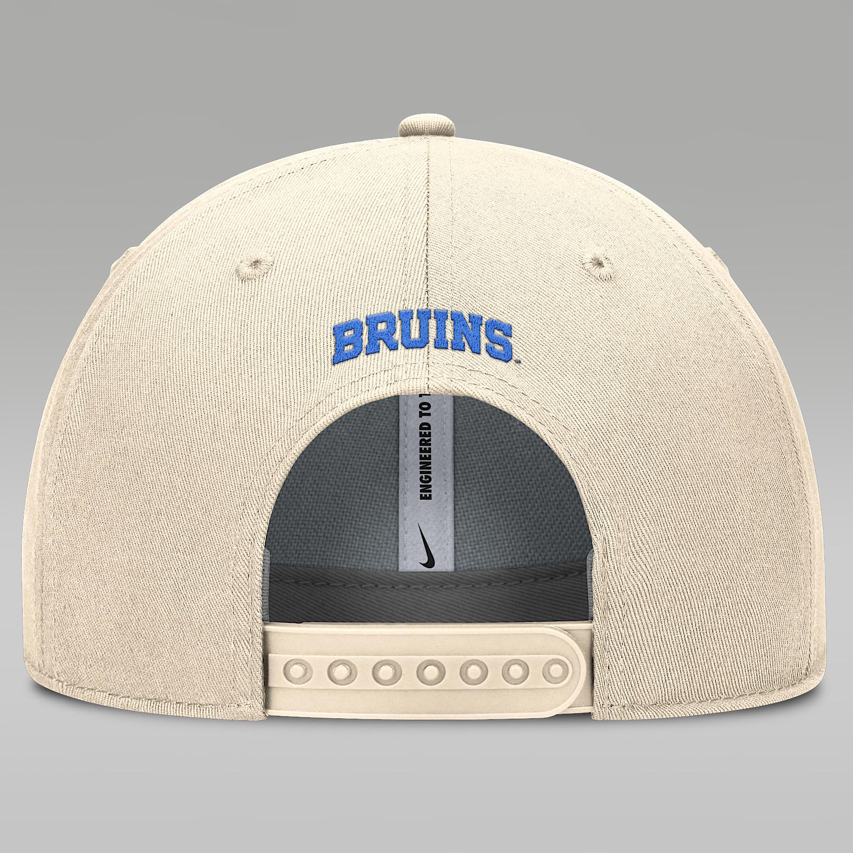 UCLA Primetime Rise Men's Jordan Brand Dri-FIT College Trucker Adjustable Hat Product Image