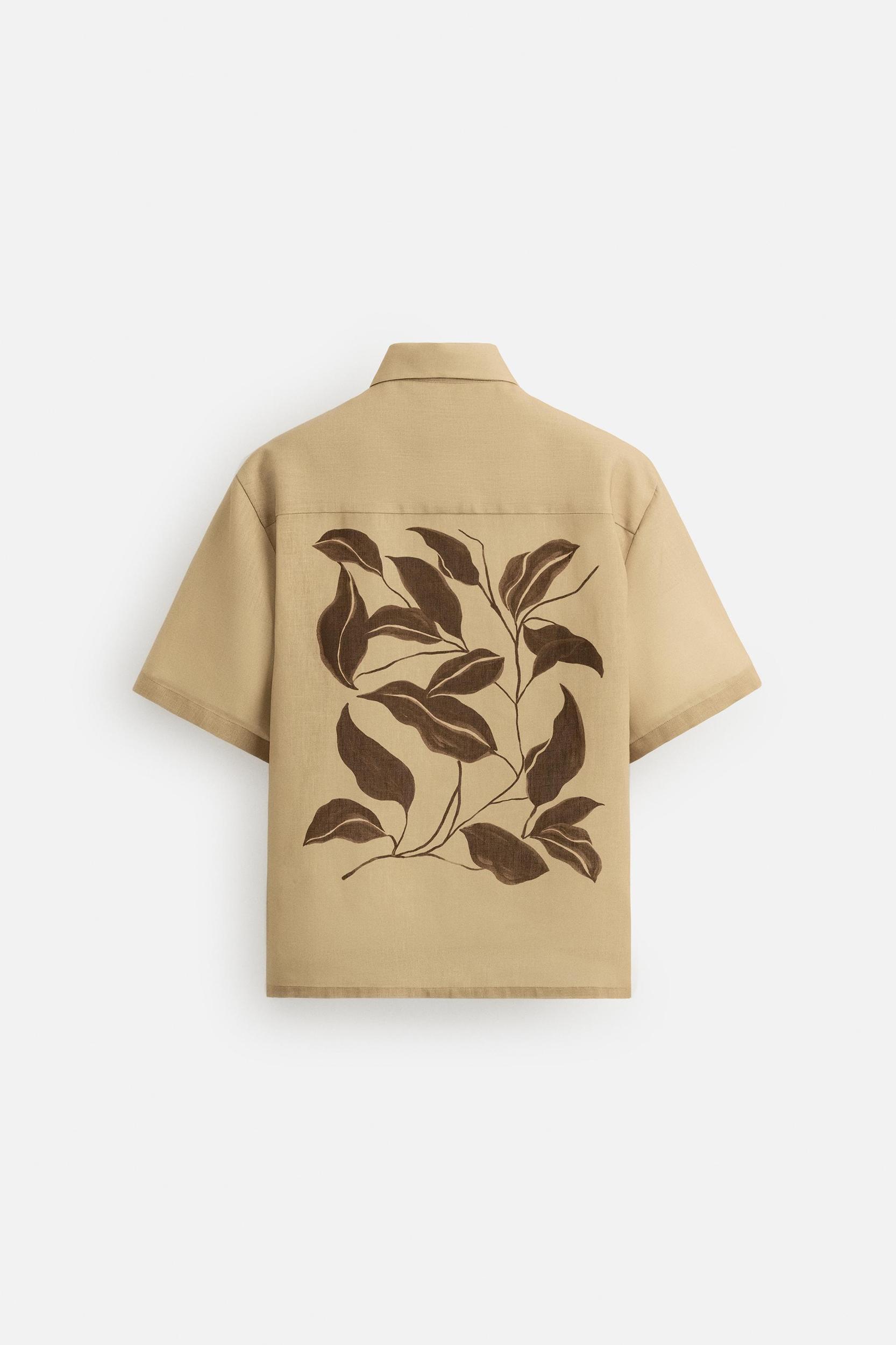 CONTRAST PRINT SHIRT Product Image