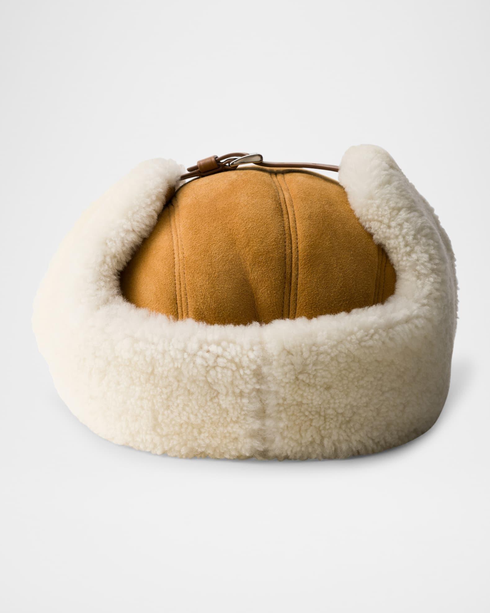 Men's Lamb Shearling Trapper Hat Product Image