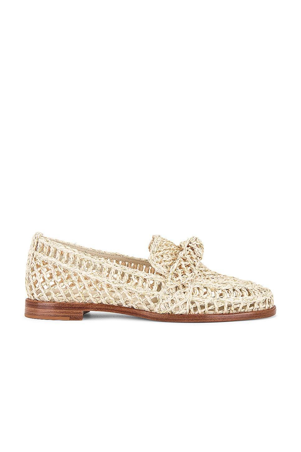 Raffia Penny Loafer Alexandre Birman Product Image