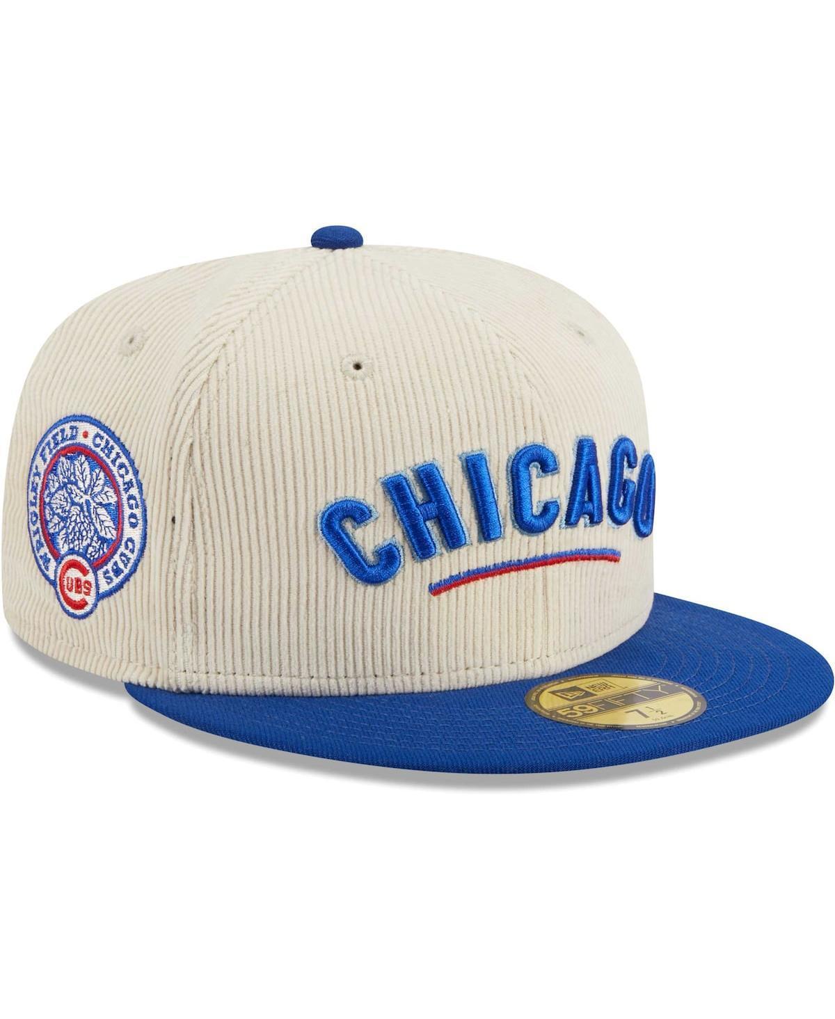 Mens New Era Chicago Cubs Corduroy Classic 59FIFTY Fitted Hat Product Image