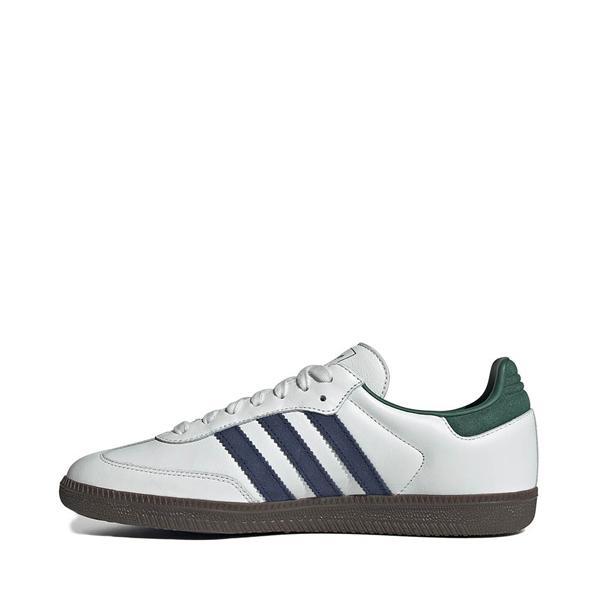 Mens adidas Samba OG Athletic Shoe - White Collegiate Green Product Image