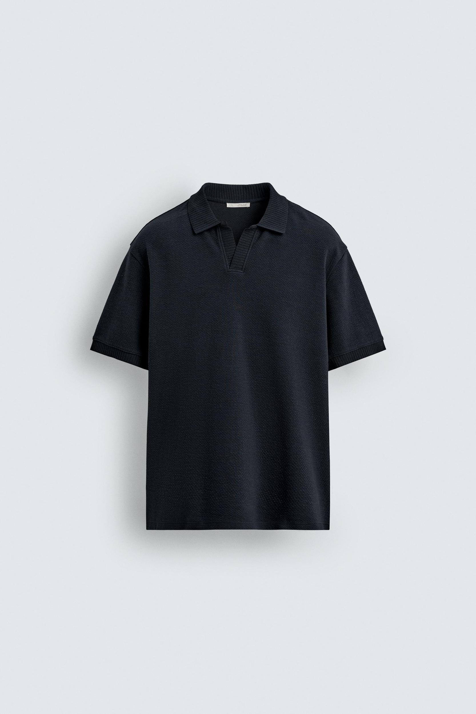 TEXTURED REGULAR FIT POLO SHIRT Product Image