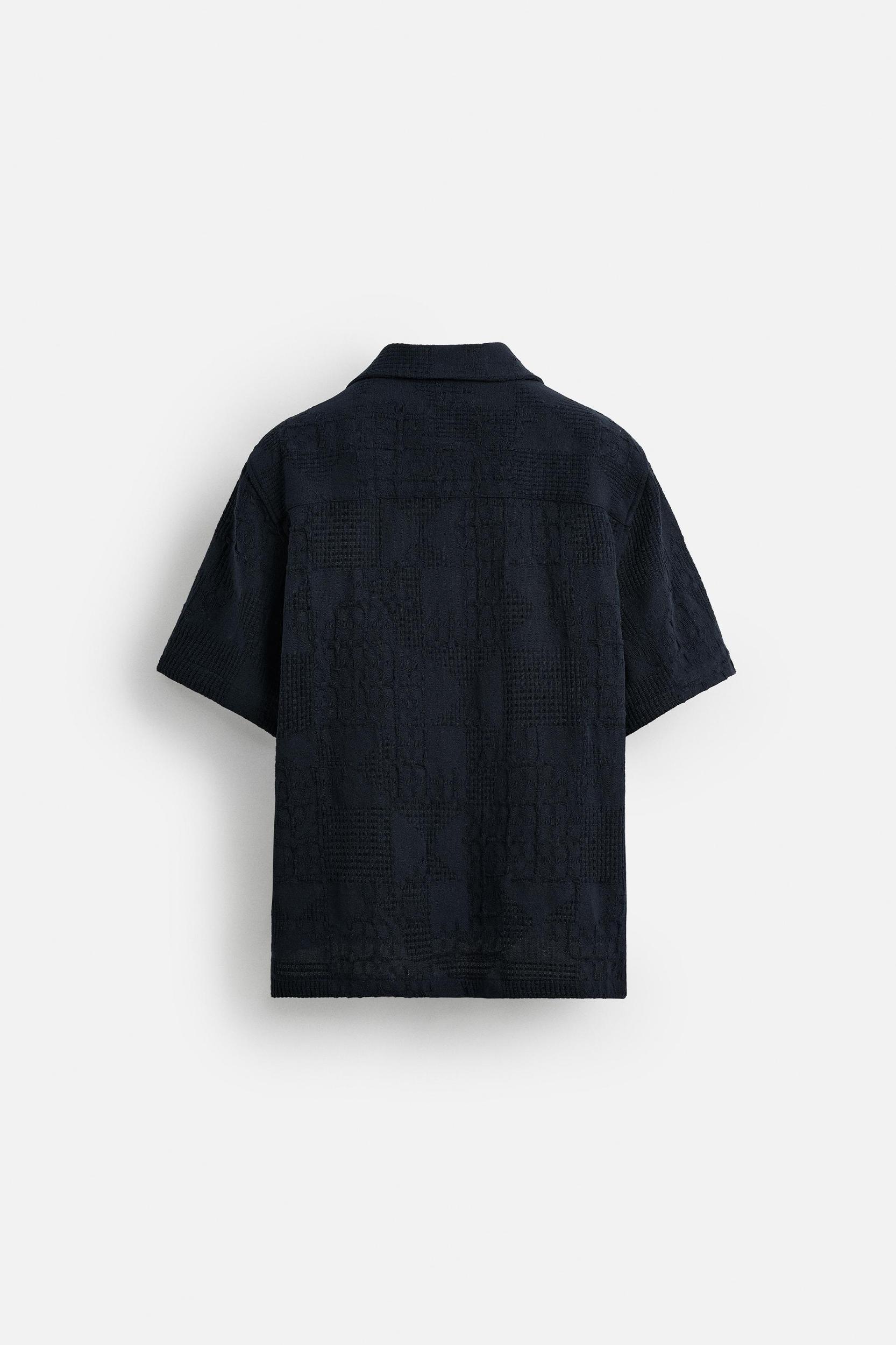 RELAXED FIT JACQUARD SHIRT Product Image
