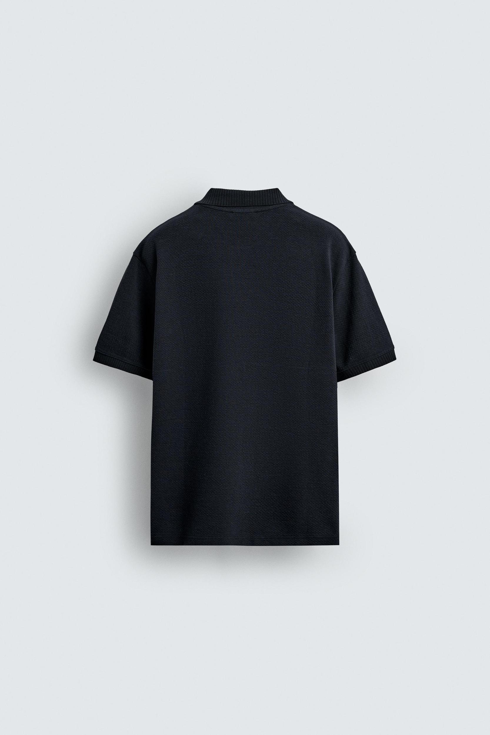 TEXTURED REGULAR FIT POLO SHIRT Product Image