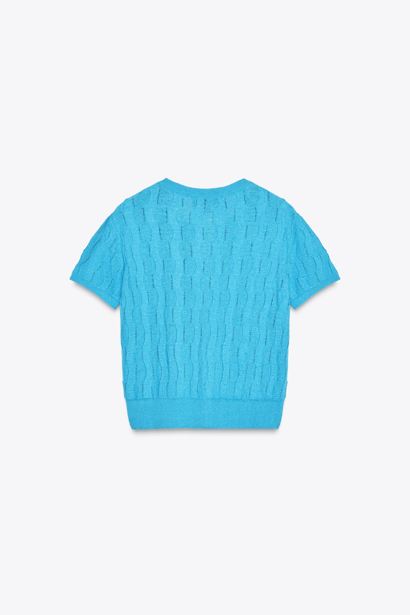 TEXTURED KNIT TOP Product Image