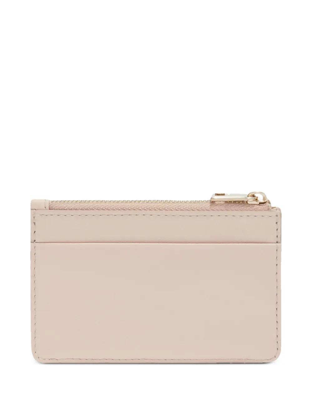 FURLA Leather Wallet In Neutral Product Image