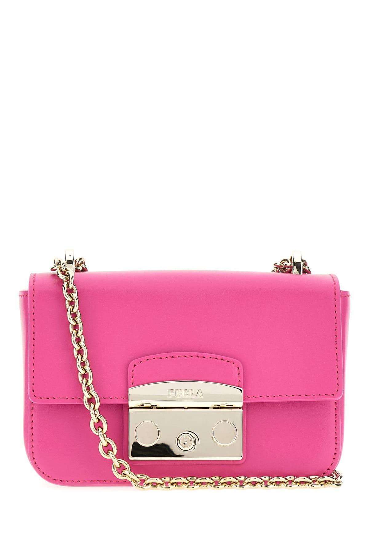 FURLA Woman Shoulder Bag Magenta Size - Soft Leather In 2504s Product Image