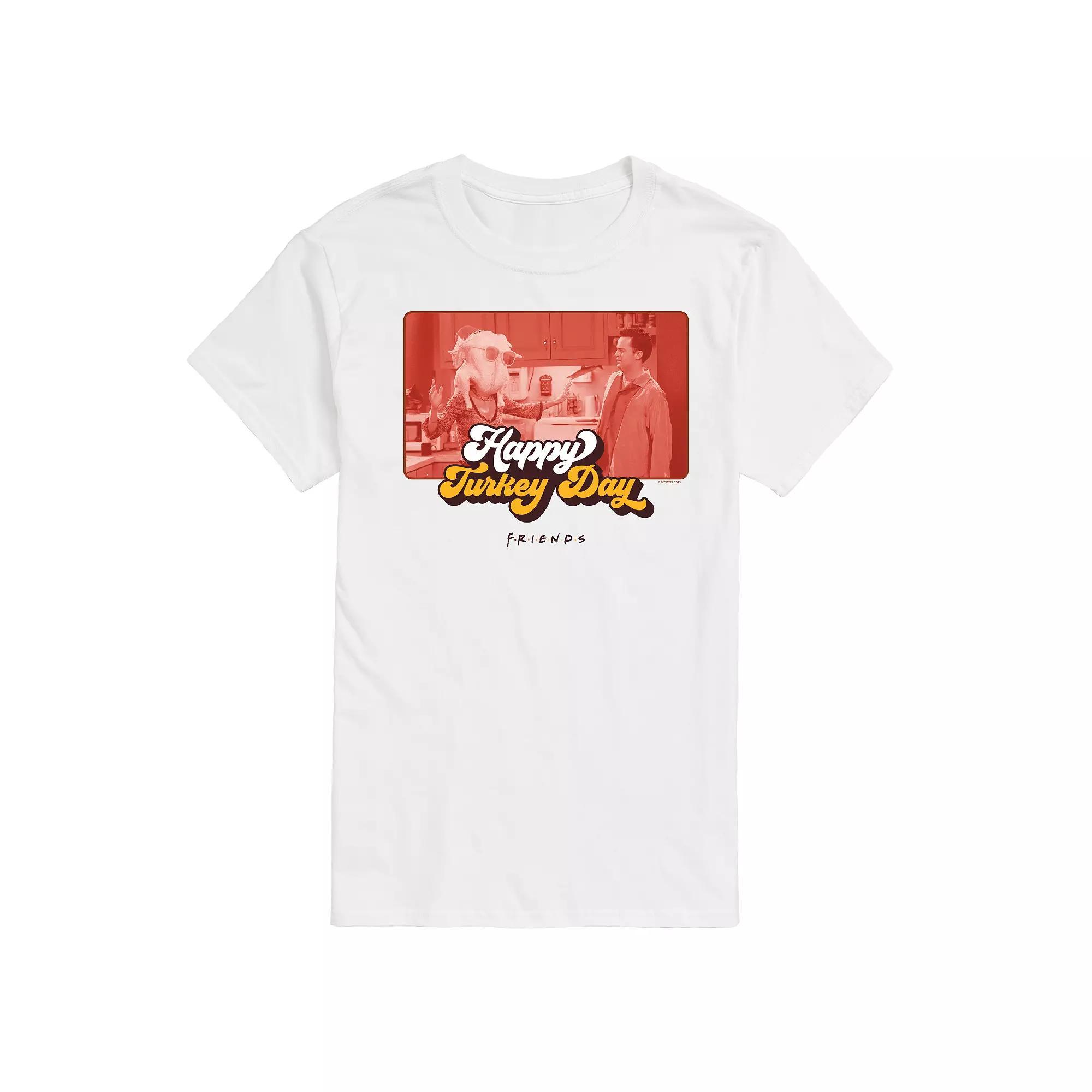 Big & Tall Friends Happy Turkey Day Graphic Tee, Men's,  Product Image