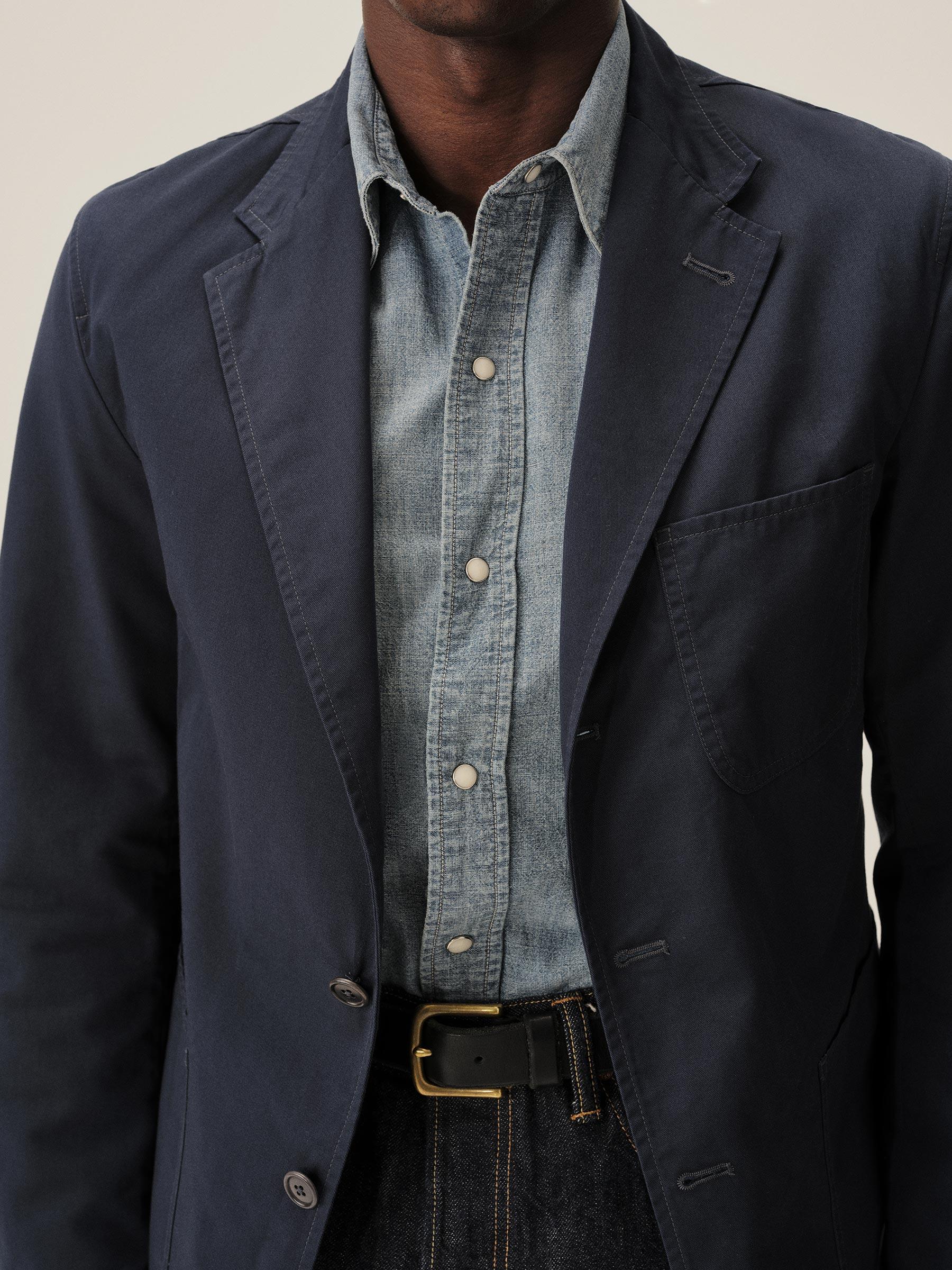 Washed Navy Tropic Twill Carry-On Jacket Product Image