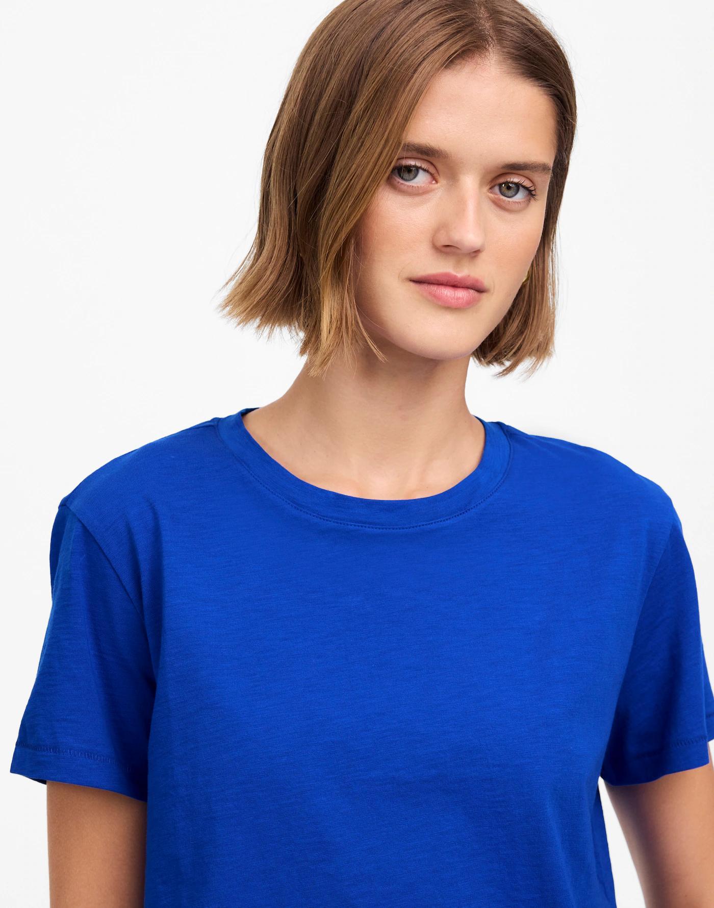 Slub Boxy-Crop Tee Product Image