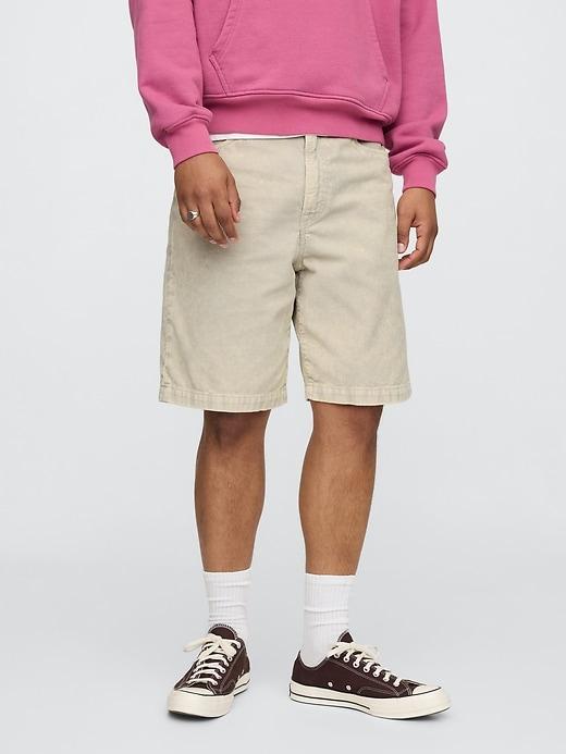Washed Corduroy Shorts Product Image