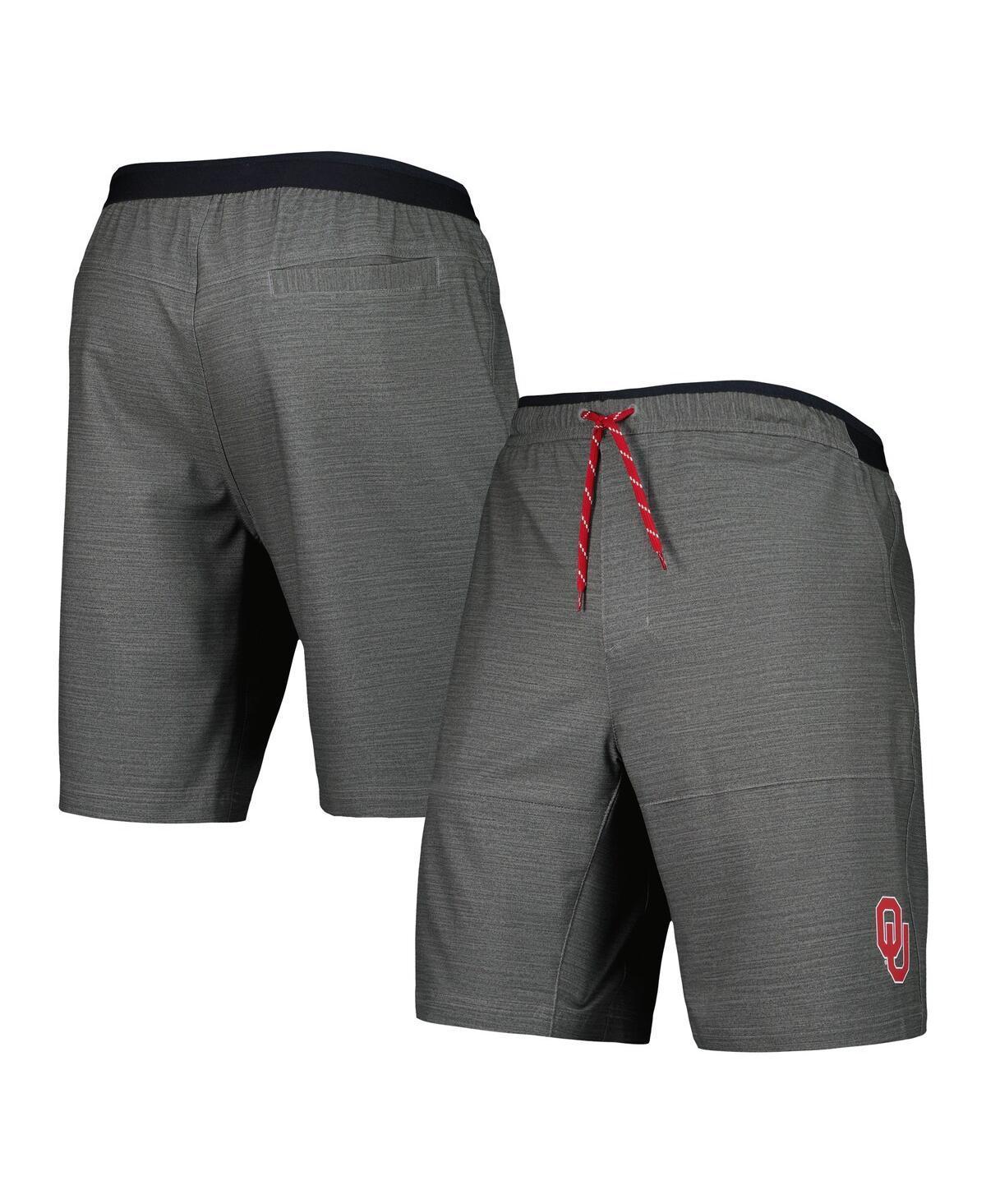 Mens Columbia Gray Oklahoma Sooners Twisted Creek Omni-Shield Shorts Product Image