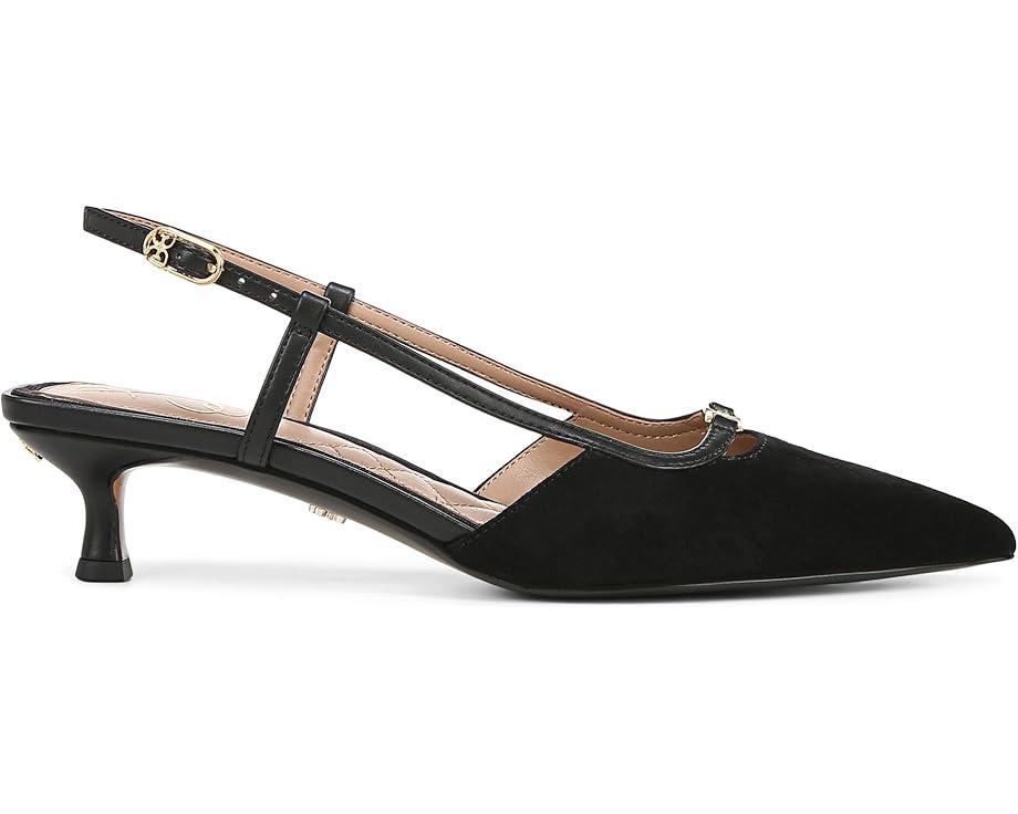 Khloe Pointed Toe Slingback Kitten Heel Product Image