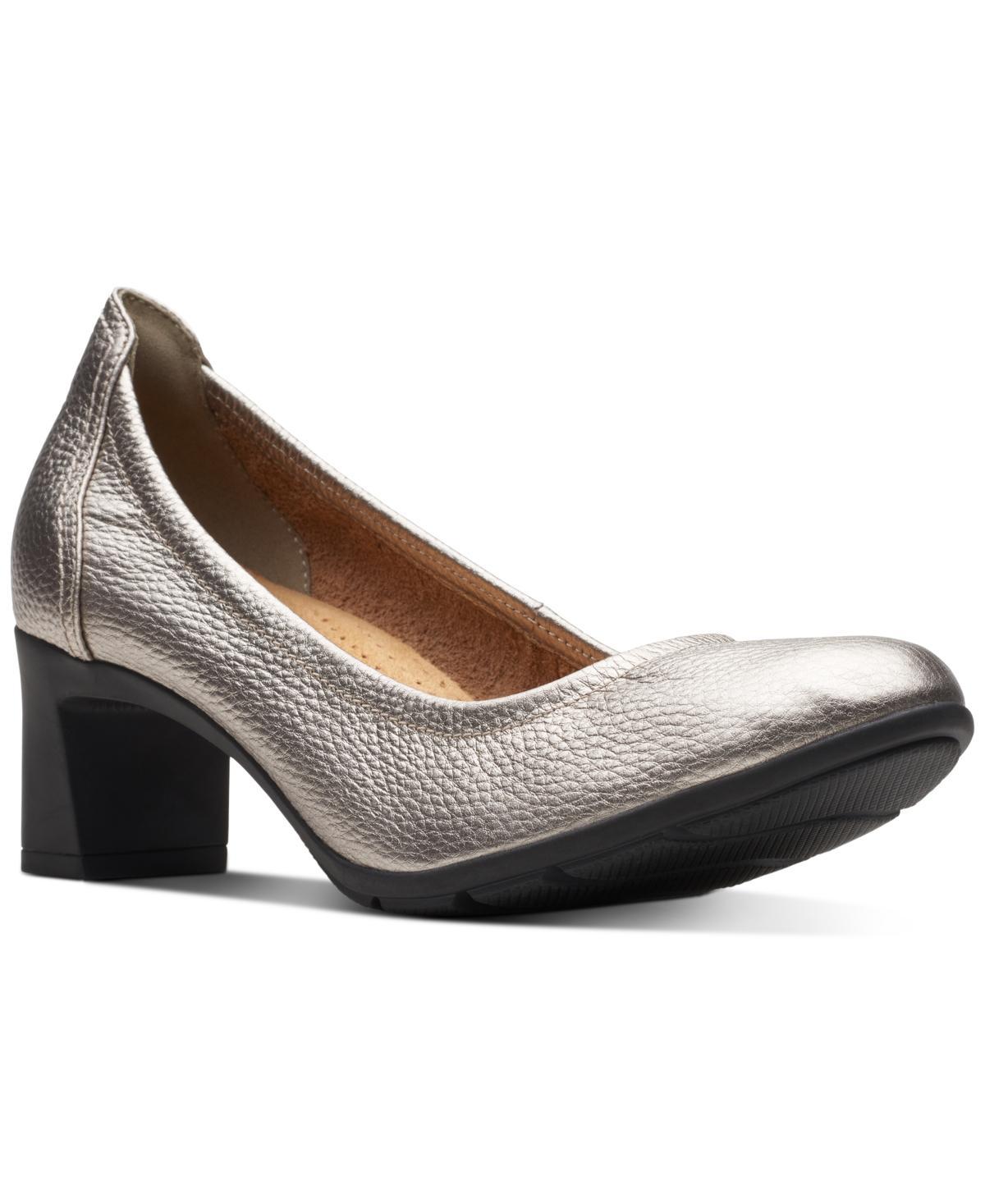 Clarks Neiley Pearl Womens Leather Heels Product Image