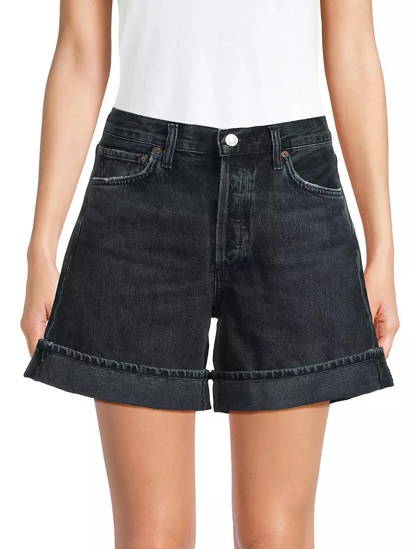 Dame Long Denim Shorts Product Image