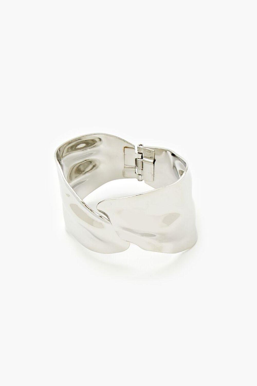 Hammered Abstract Cuff Bracelet | Forever 21 Product Image