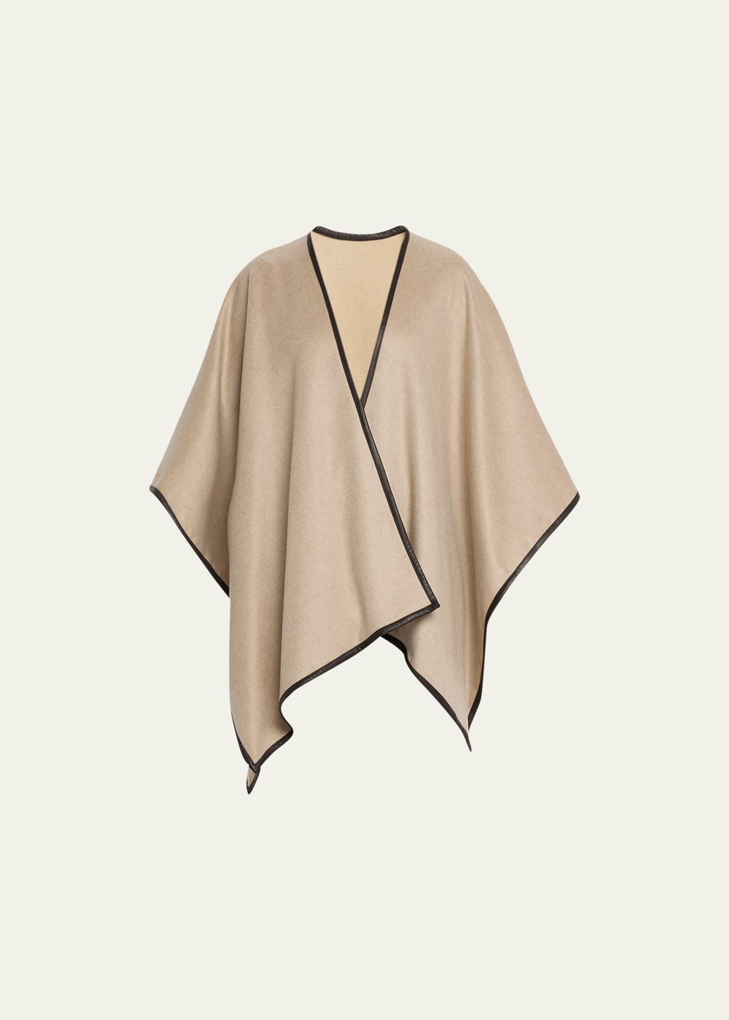 Angular Reversible Cashmere Cape Product Image