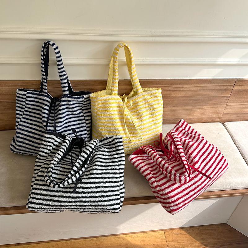 Striped Tote Bag Product Image