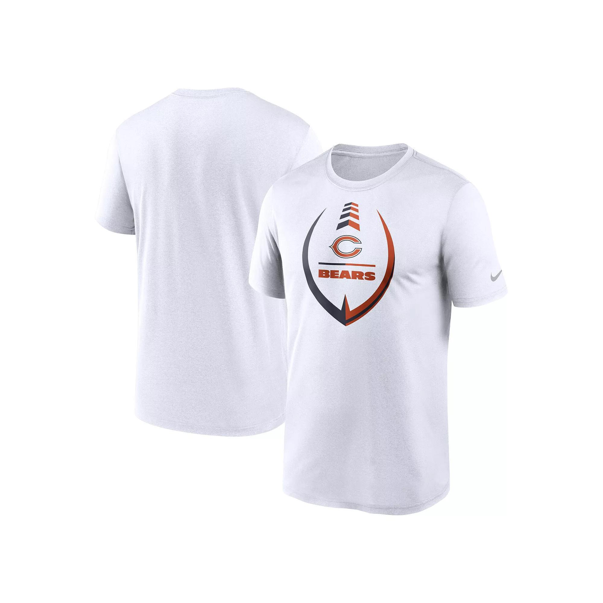 Men's Nike White Cleveland Browns Icon Legend Performance T-Shirt,  Product Image