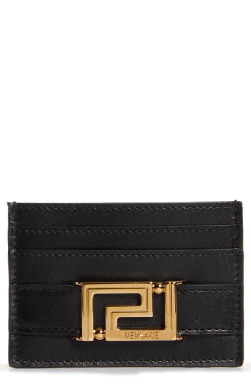 Versace Greca Goddess Leather Card Case Product Image