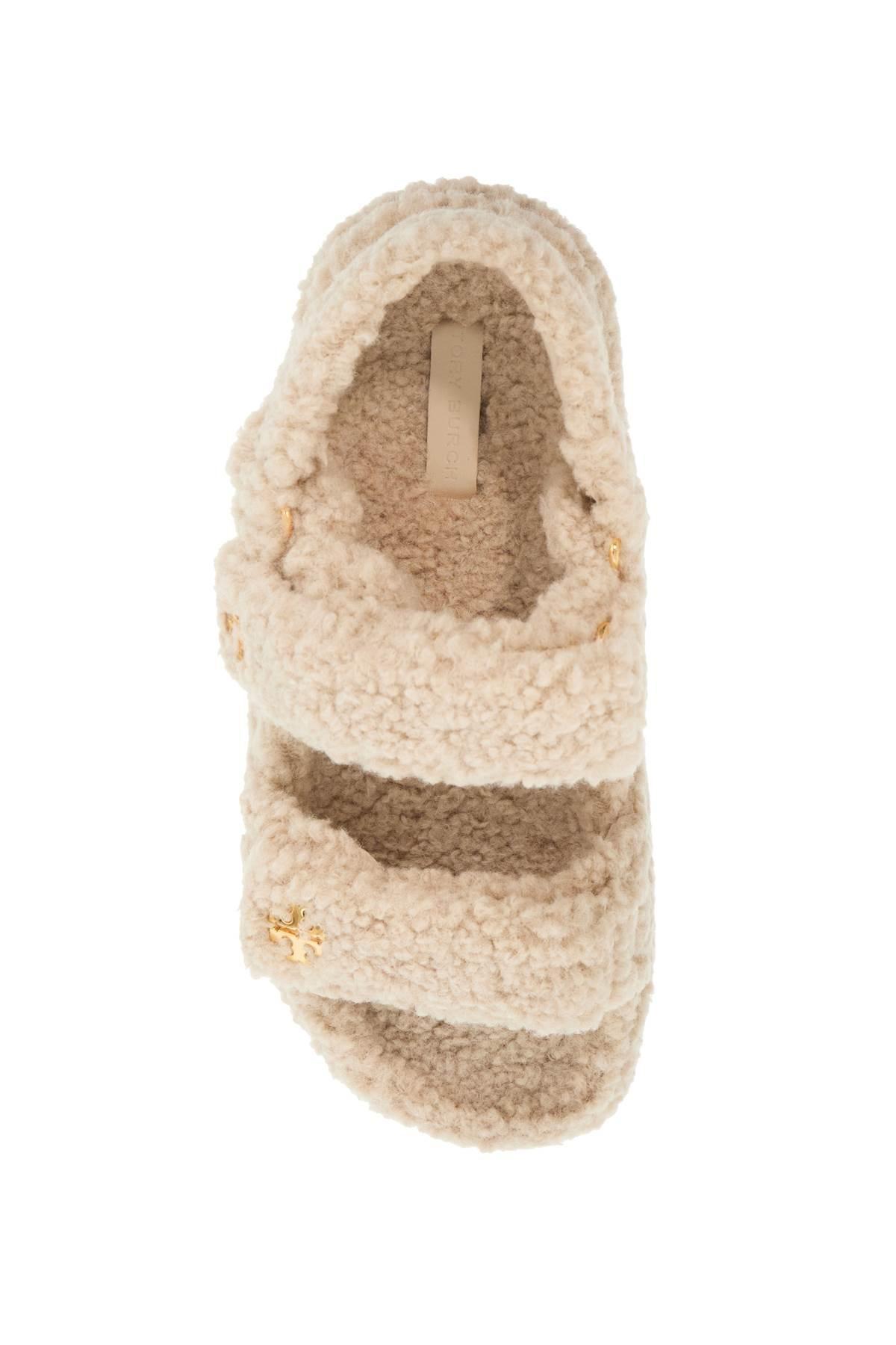 TORY BURCH Kira Shearling Dual-band Sport Sandals In Neutro Product Image