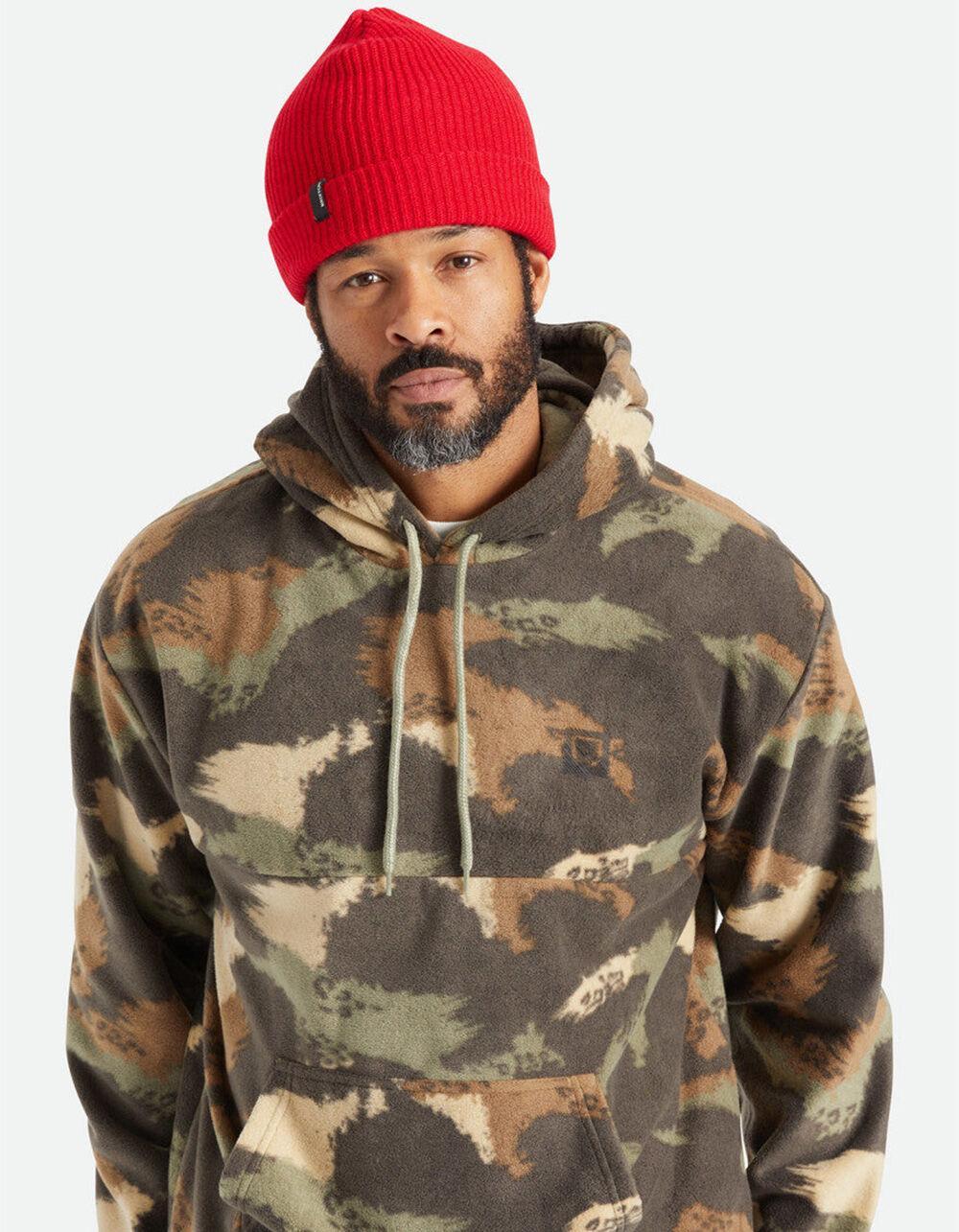 BRIXTON Heist Beanie - OLIVE Product Image