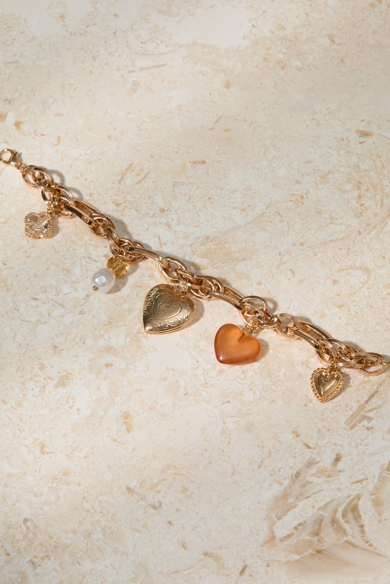 Locket Heart Charm Bracelet Product Image