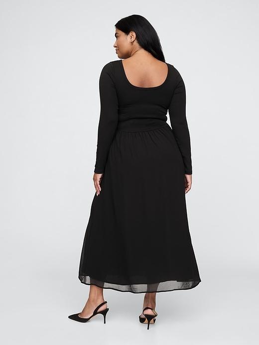 Mixed Media Maxi Dress Product Image