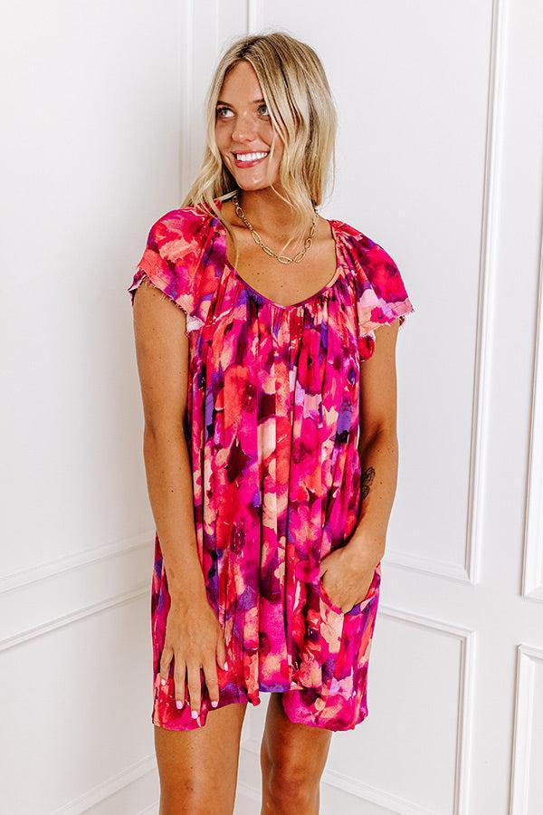 Southern Flair Floral Mini Dress Product Image