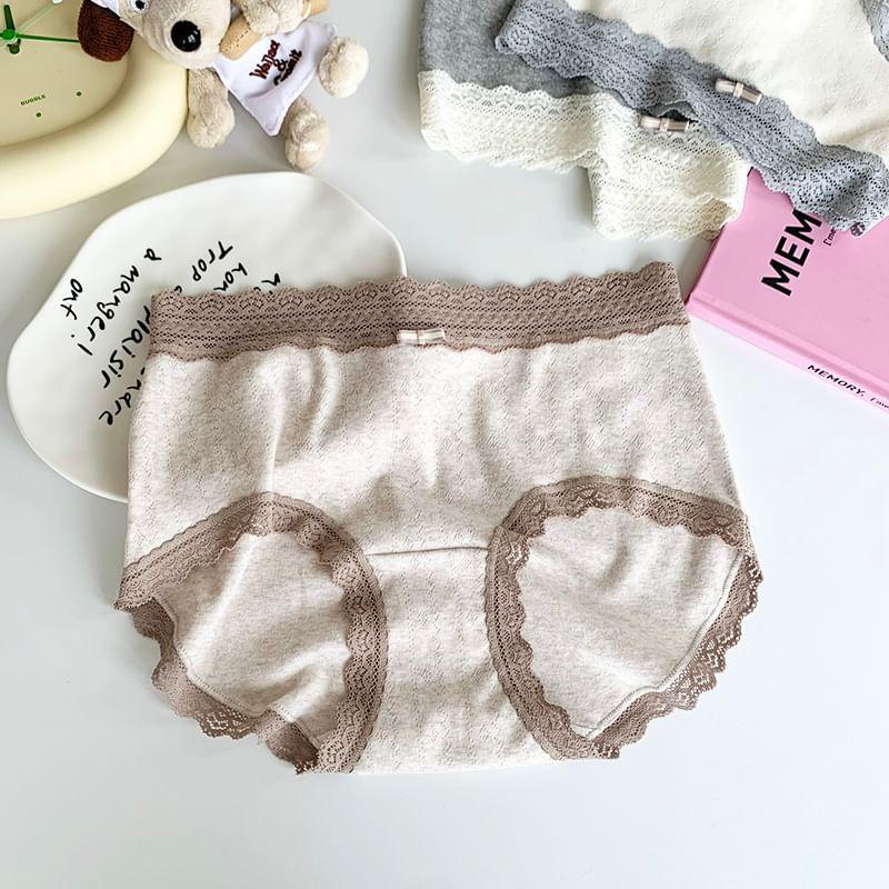 Lace Trim Panty Product Image