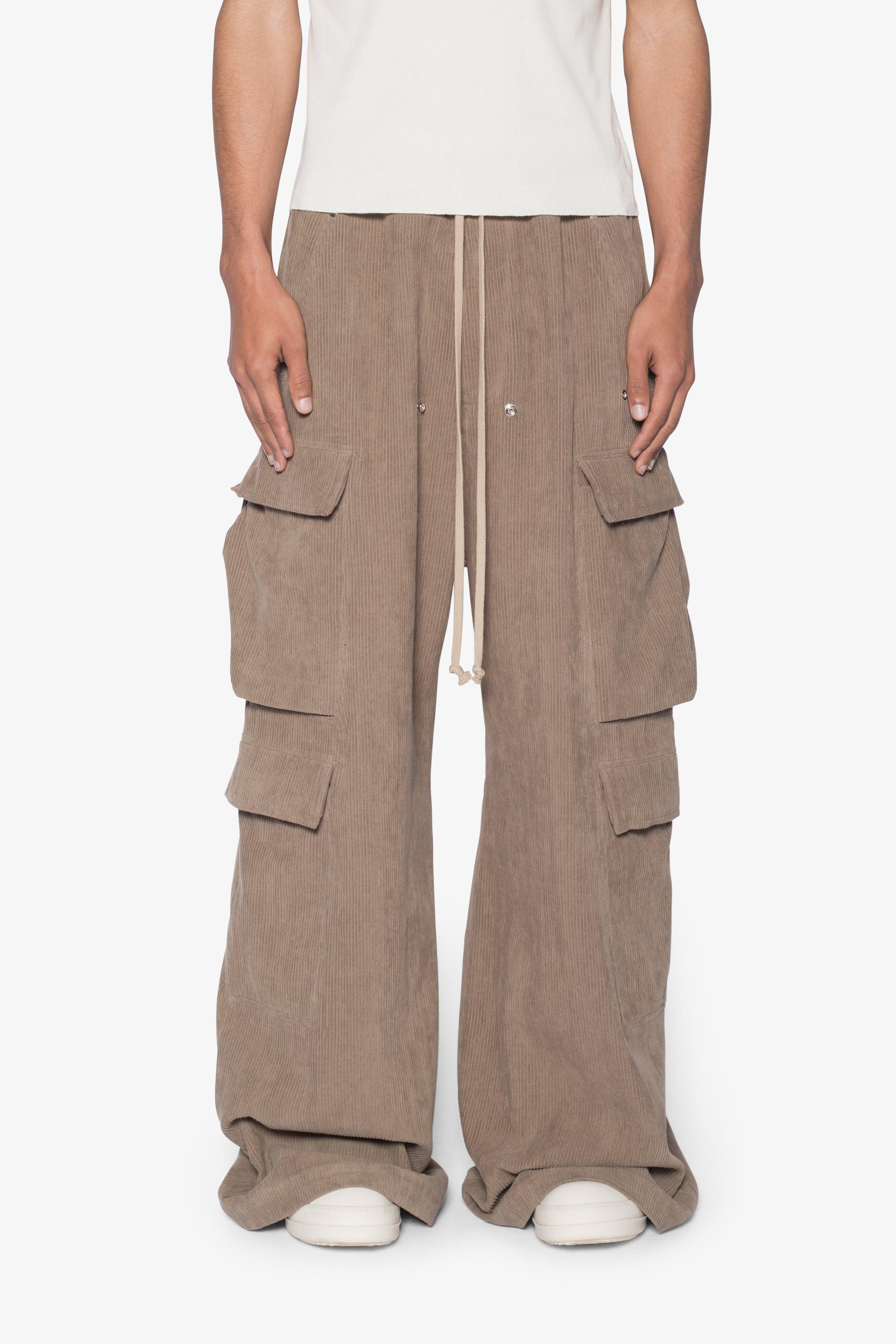 Corduroy Rave Double Cargo Pants - Olive Product Image