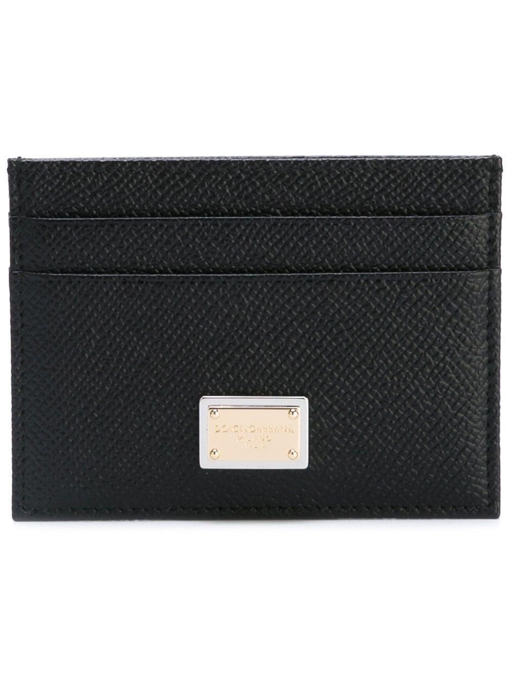 DOLCE & GABBANA Card Holder With Logo In Black Product Image