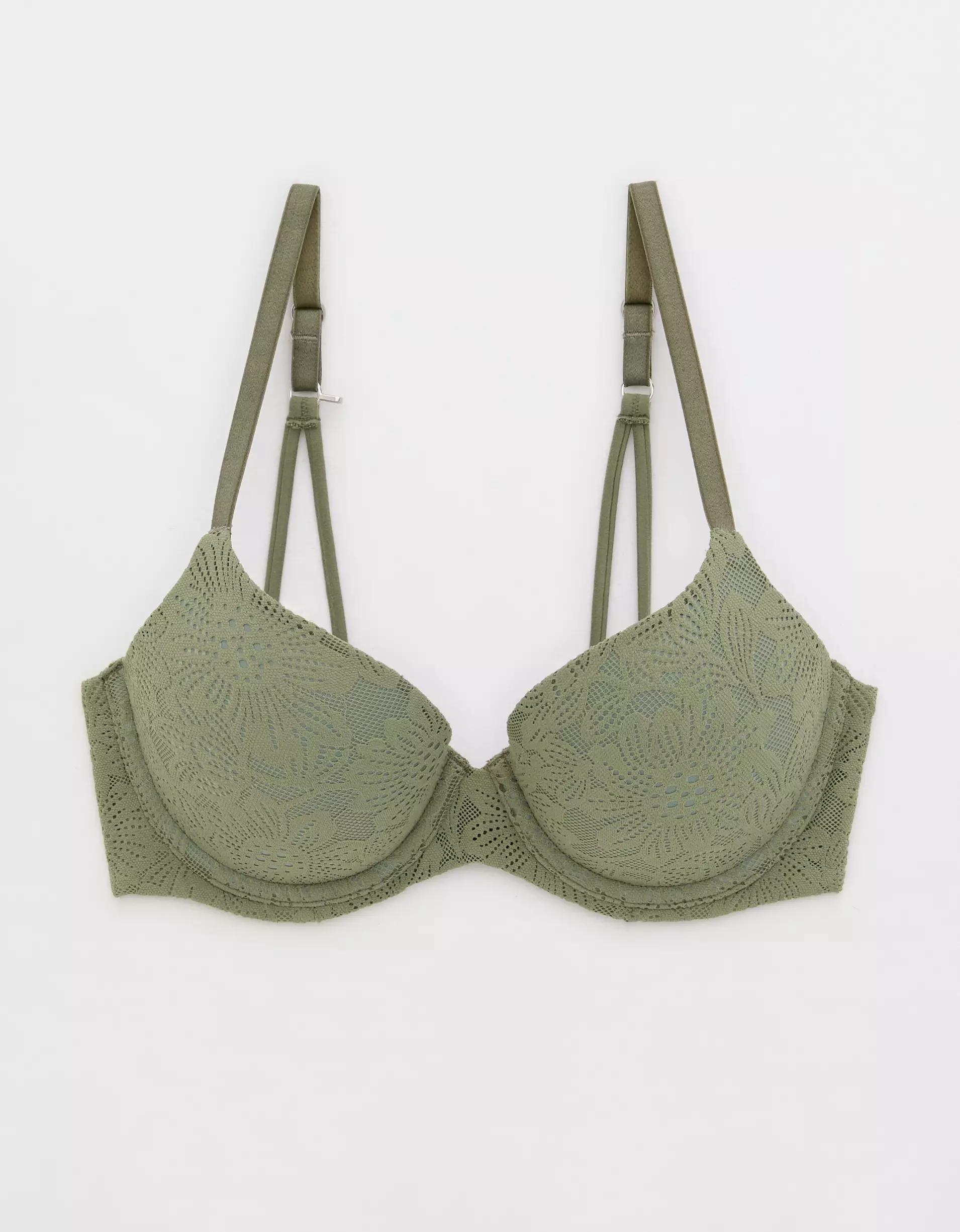 Sunnie Bloom Lace Demi Push Up Bra Product Image