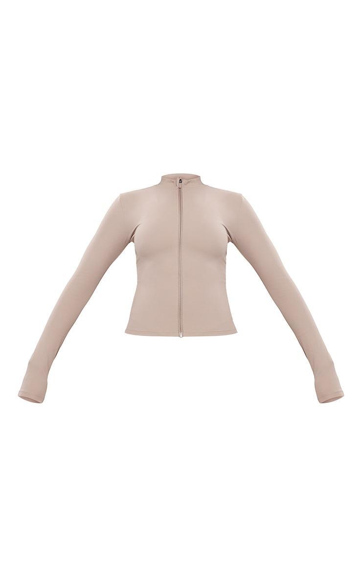 Deep Taupe Sculpt Jacket Product Image