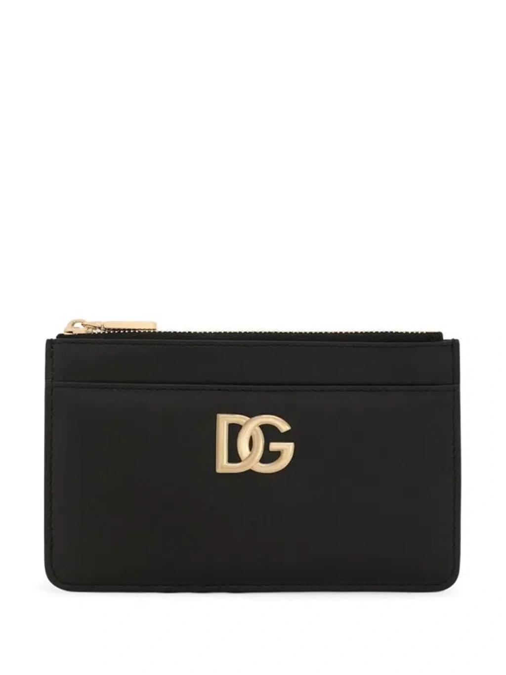 DOLCE & GABBANA Wallet With Zip In Black Product Image