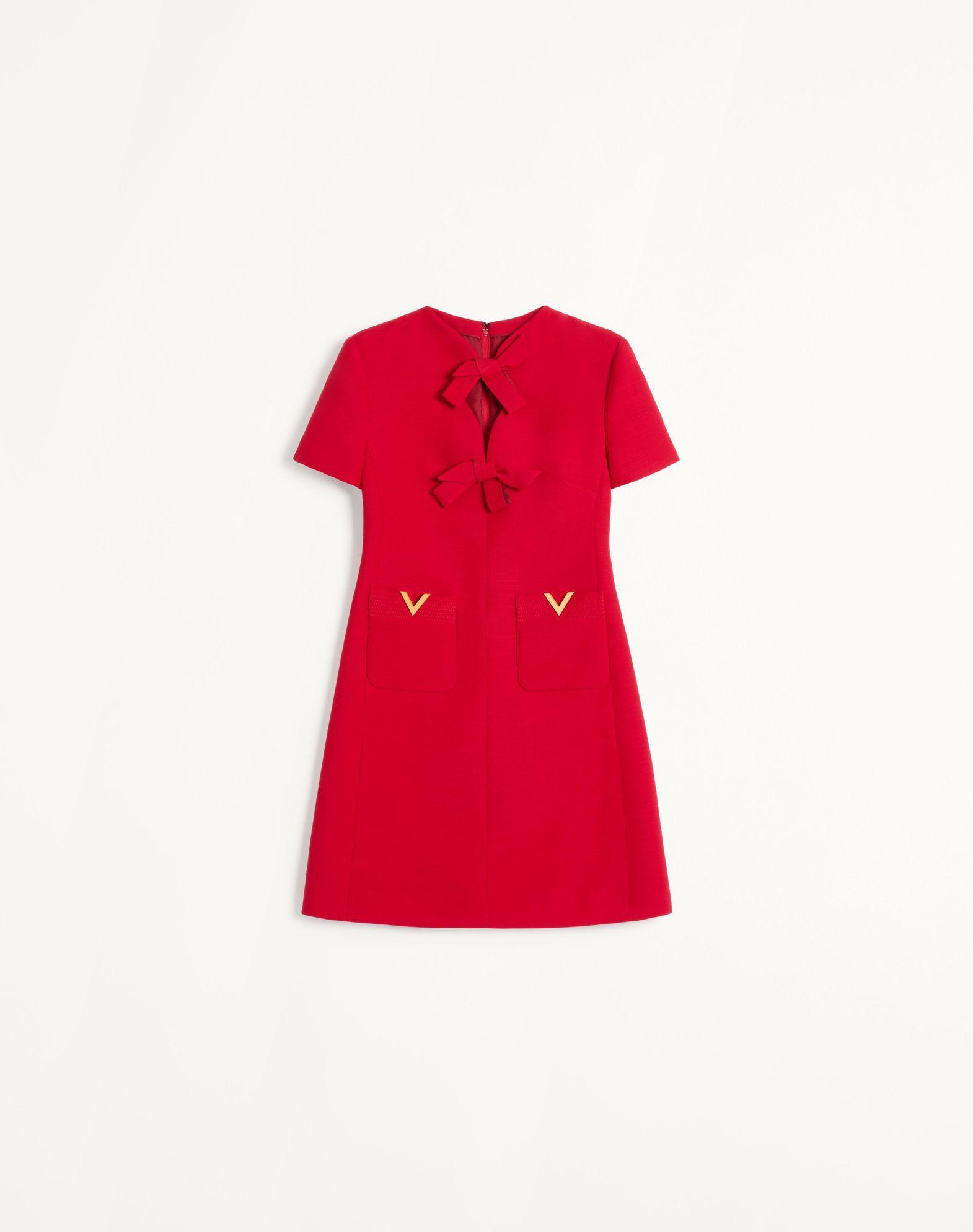 Crepe Couture Short Dress  Product Image