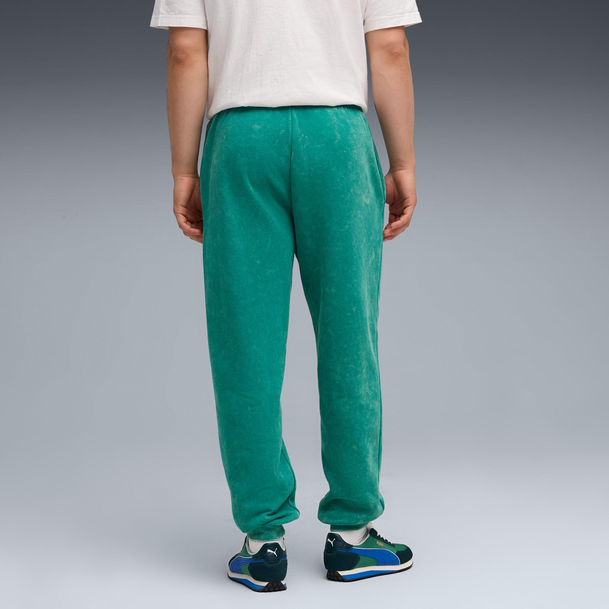 PUMA Elevated Essentials Acid Wash Men's Fleece Sweatpants Product Image