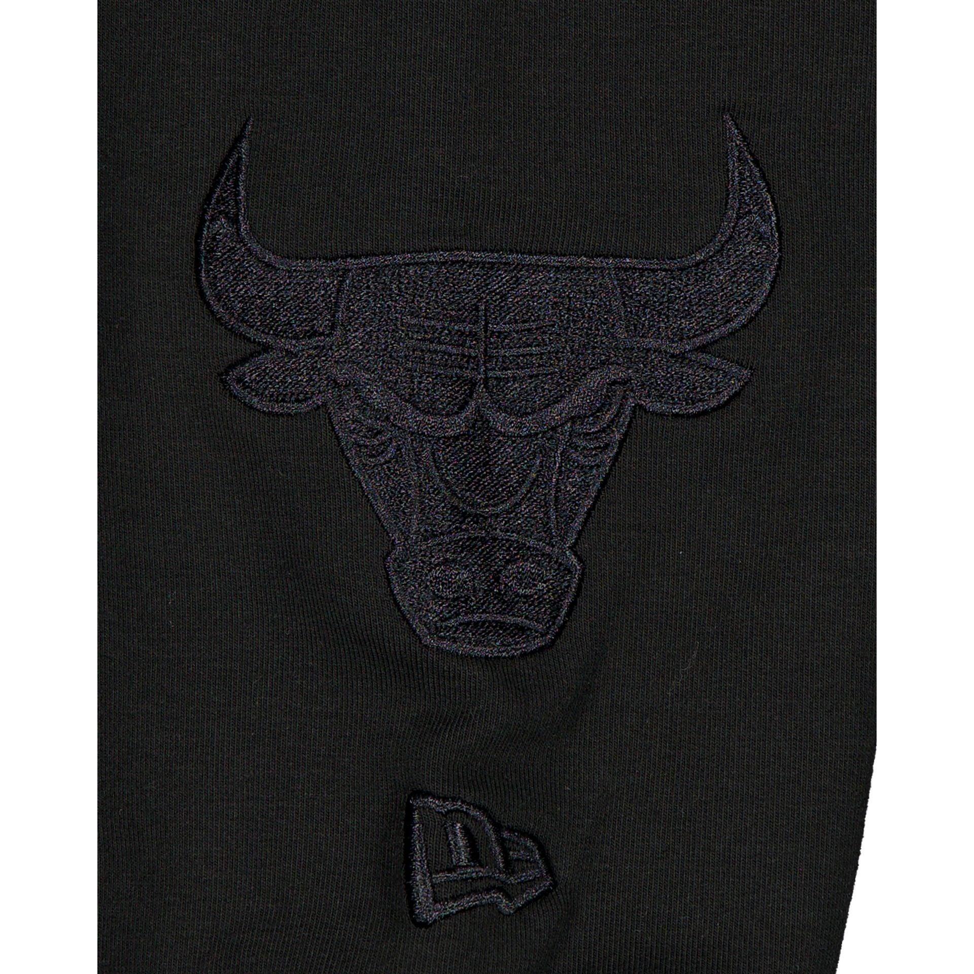 Chicago Bulls Black on Black Logo Select Hoodie Male Product Image